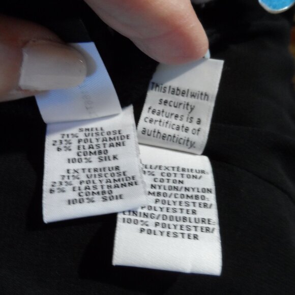 Diane von Furstenberg Black Textured Jacket & Pencil Skirt Set – Size 0/2 - Picture 16 of 16